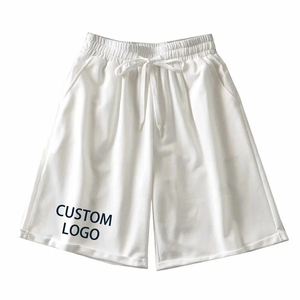 Shorts de Cintura Alta, Holgados, de Tela Transpirable y Ecológica de Alta Calidad, Color Sólido, Estilo Casual para Mujer, Venta al Por Mayor - Product Image 1