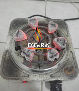 Coco Riki Heart Shape Coconut Shell BBQ Charcoal Briquettes 7000-8000kcal/kg Premium Low Ash Long <b>Burning</b> Indonesia - Product Image 4