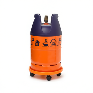 Telaio per bombola di gas con ruote da 33,5 cm per supporto serbatoio propano - Product Image 2