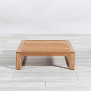 Eco-Friendly Durable <b>Solid</b> Teak <b>Wood</b> Coffee Table Easy Cleaning Handmade Construction Modern Customized Color Poolside Coastal - Product Image 6