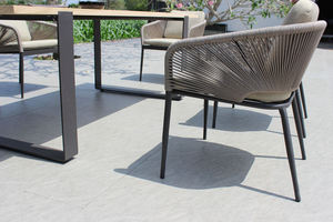 Juego de Comedor para Exteriores Luva Designer con Detalles de Cuerda y Estructura Metálica - Product Image 6