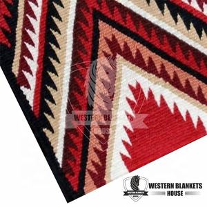 Tapis de Selle en Polycoton en Laine à Paillettes Personnalisable pour Saut de Cheval avec Options de Design de Taille - Product Image 3