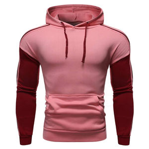 Sudaderas de invierno para hombre más vendidas 100% algodón estilo informal con cuello con capucha con patrón sólido servicio OEM para venta al por mayor - Product Image 1