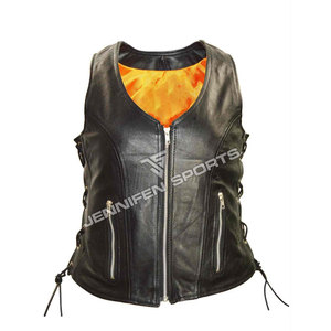 Nuevo Chaleco de Motociclista Elegante para Mujer, Chaleco de Cuero para Moto, Protección Corporal, Moda Otoñal para Carreras de Motos - Product Image 3