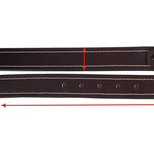 Ceinture classique décontractée en cuir de vachette avec boucle en acier, largeur 3,5 cm, longueur 110 cm, durable et écologique, pour homme, usage professionnel - Product Image 4