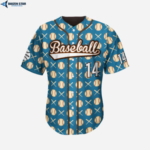 Custom <b>Baseball</b> Jersey Polyester Mesh Breathable Team Uniform OEM Manufacturer - Product Image 5