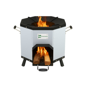 Greenway Yula <b>Stove</b> - Improved Commercial Biomass <b>Stove</b> | Smoke Less Commercial <b>Stove</b> with attached Blower Fan - Product Image 1