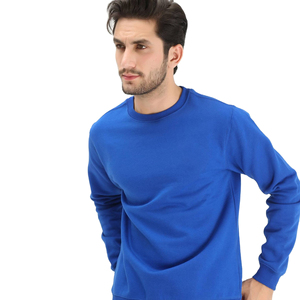 Men's Thick <b>Pullover</b> <b>Jumpers</b> O Neck Long Sleeves Sweatshirt Embroidery Logo Winter Fleece Designer Solid Pattern 100% Cotton - Product Image 5