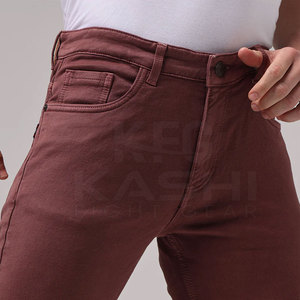 Proveedor Mayorista de Jeans Casuales Rectos Ligeros de Calidad Premium, 100% Algodón Elástico, Servicio OEM, MOQ Bajo, para Hombre - Product Image 6
