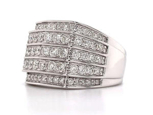 Fully <b>Iced</b> Classic Moissanite Hip Hop Customized in 925 Sterling Silver Engagement <b>Ring</b> with Prong Setting for Wedding Gifts - Product Image 2