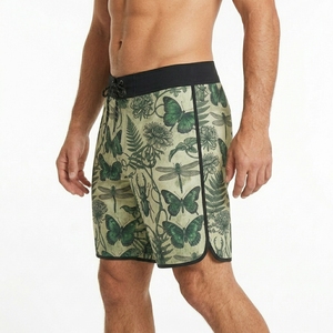 Quick Dry Recycled Polyester Custom Pattern <b>Men's</b> Surf Board Short Swim <b>Trunk</b> With Custom Logo Swimsuit <b>Men</b> - Product Image 4