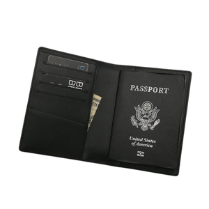 Luxury Crocodile Pattern Leather <b>Passport</b> Holder RFID Travel <b>Wallet</b> Custom <b>Passport</b> Cover Card Organizer Case - Product Image 3