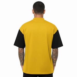 T-shirt ample en coton lourd 100% personnalisable avec logo, style streetwear, épaules tombantes, respirant pour homme - Product Image 5