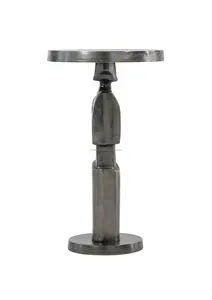 Mesa de Centro Apilable Contemporánea con Estructura Metálica, Mueble de Interior que Ahorra Espacio, Mesa de Centro Metálica Apilable Moderna para el Hogar - Product Image 2