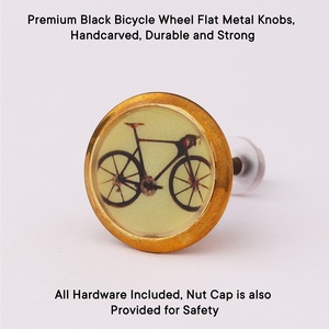 Bulk Handmade Decorative <b>Gold</b> Metal Bicycle <b>Drawer</b> Knobs Natural Furniture Dresser Cabinet <b>Pulls</b> Kitchen Cupboard Door Handles - Product Image 3