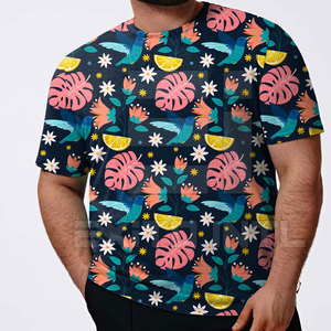 เสื้อยืดผู้ชายไซส์ใหญ่พิมพ์ลายหรูหรา ปี 2026 ผ้าฝ้าย 100% ทรงหลวม ปรับแต่งได้ ระบายอากาศดี คุณภาพสูง ไหล่ตก - Product Image 2