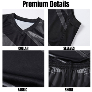 ชุดเสื้อและกางเกงบาสเก็ตบอลผ้าบางเบา ขายส่งจากโรงงานโดยตรง - Product Image 6