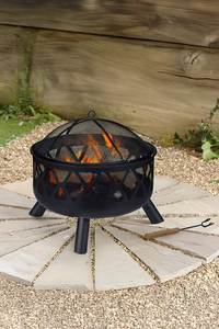 Brasero de Metal con Acabado Rústico de Linea Exports Inc, Diseñado para Calefacción de Jardín, Reuniones en Patio, Ambiente Exterior Decorativo - Product Image 6