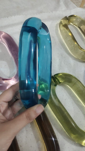 Customized Modern Acrylic Chain <b>Wall</b> Accents Handcrafted Resin Hanging for Diwali Ramadan/Birthday Glossy Matte Home <b>Decorative</b> - Product Image 2