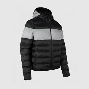OEM personnalisé hiver 100% fait à capuche décontracté chaud manteau veste Streetwear tenue décontracté vestes bouffantes fabriqué au Pakistan - Product Image 3