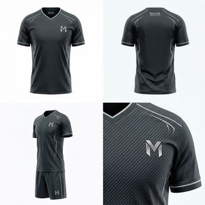 Conjunto de entrenamiento de fútbol profesional, camiseta deportiva transpirable, pantalones cortos, ropa deportiva para equipo de fútbol, ropa de gimnasio MALUZA INDUSTRIES - Product Image 6