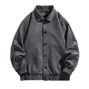 Servicio OEM Personalizado, Chaqueta Reversible con Cuello Camisero, Ajuste Holgado, Algodón/Poliéster Grueso, con Calefacción, para Hombre, Moda Casual - Product Image 3