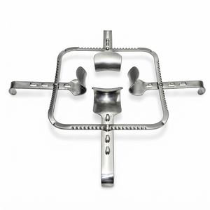 OPTITECH HEALTHCARE Kit d'abdominaux chirurgicaux Kirschner SR-0010 avec cadre 240x240mm et 4 abdominaux à fixation (40x55mm, 50x65mm) – Matériel médical - Product Image 2