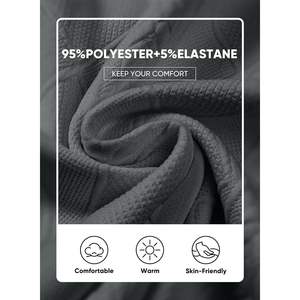 Camisetas de Punto Personalizadas para Hombre, Manga Larga, Cuello Redondo, Estilo Casual, Antiarrugas, Antiencogimiento, con Decoración de Patrones - Product Image 2