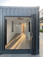 Maison conteneur portable, pliable et extensible, logement moderne préfabriqué