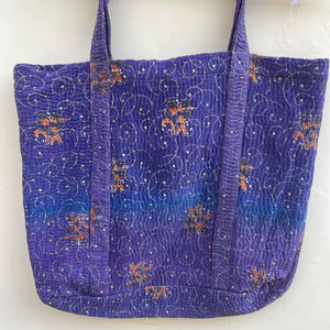 Sac fourre-tout matelassé léger vintage bohème décontracté de couleur unie, grande capacité, en coton, pour femmes - Product Image 2