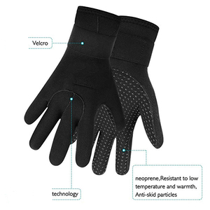 Solid Color Popular Diving Gloves Wholesale Cheap Price OEM Service Good Quality Double Stitching Diving Gloves - Product Image 3