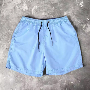 Proveedor Mayorista de Pantalones Cortos Deportivos Casuales de Lona Sólida con Cintura Elástica y Logotipo Personalizado para Gimnasio y Entrenamiento - Product Image 3