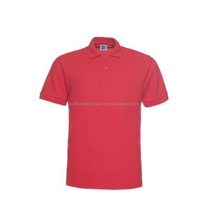 Polo de manga corta para hombre, color sólido, 195gsm, alta calidad, 65% algodón, logotipo OEM, personalizado, liso, talla grande, unisex - Product Image 6