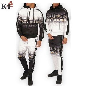 Diseño de Logotipo Personalizado, Crea Tu Propio Conjunto Deportivo de 2 Piezas para Hombre, Ropa de Gimnasio, Chándal para Correr, Estilo Americano - Product Image 3
