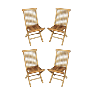 Chaises pliantes de banquet écologiques et durables en gros pour mariages et événements, chaises de jardin en bois massif fabriquées en Indonésie - Product Image 3