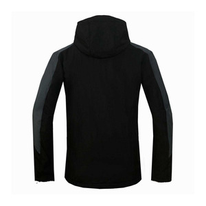 Custom Mens Hooded Softshell <b>Jacket</b> Waterproof Windproof <b>Fleece</b> <b>Lined</b> Outdoor Hiking <b>Jacket</b> OEM ODM Wholesale Manufacturer - Product Image 4