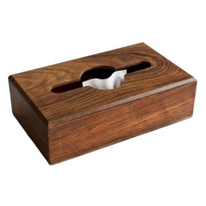 Boîte à mouchoirs en bois naturel pour comptoir de salle de bain, décoration de table pour la maison et le bureau, boîtes à mouchoirs, boîte de rangement pour comptoir de salle de bain - Product Image 1