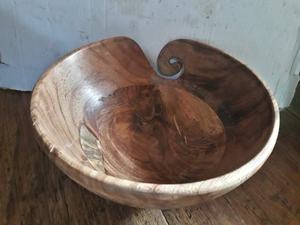 Bol de madera antigua para crochet, cuenco clásico de madera natural, bowlfor para casa y restaurante, venta al por mayor y más vendido - Product Image 5