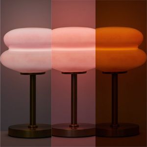 Lampada da Scrivania Contemporanea Regolabile con Paralume in Lino 31,5 cm (H) Base E26/E27 Alimentazione USB e CA - Product Image 5