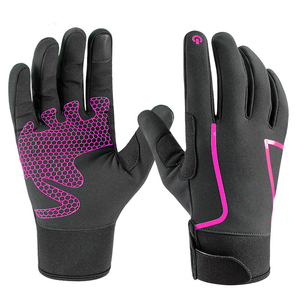 Guantes Deportivos de Invierno Unisex, Impermeables, Resistentes al Viento, Forrados de Forro Polar, Térmicos, Gruesos, de Poliéster, con Cierre de Cordón, para Ciclismo de Montaña al Aire Libre - Product Image 4