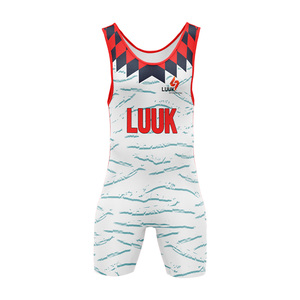 Singlet de Lucha para Hombre, de una Pieza, con Estampado por Sublimación, de Secado Rápido, Ajustado, para Artes Marciales, Talla Adulto - Product Image 2