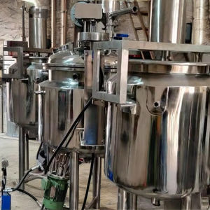 ถังผสมสแตนเลสพร้อมถังผสมของเหลวสำหรับอุตสาหกรรมเครื่องกวนสำหรับยาเคมีอาหาร - Product Image 5