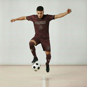 Ensembles de maillots de football en gros, broderie 3D, personnalisation, tenue de sport, kit uniforme, 100% polyester - Product Image 2