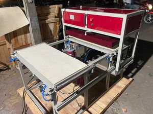 Máquina de impresión de cordones para cama doble totalmente automática para la producción masiva de hilos decorativos, cintas y encajes, con impresión en estructura de acero dulce - Product Image 4