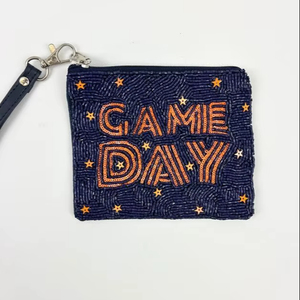 Pochette à monnaie perlée de luxe, mini sac de soirée artisanal à prix avantageux - Product Image 1