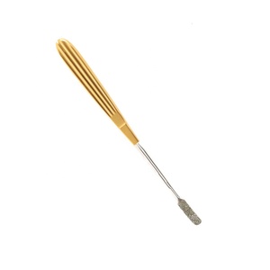 Lime à os TC Fomon et râpe nasale poignée en or Abrader de cartilage à extrémité unique Râpe nasale de chirurgie plastique cosmétique reconstructive - Product Image 3