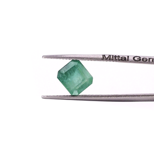 Natural Zambian Emerald 2.71cts Square Natural Loose Faceted Emerald Gemstone For Jewelry Making Ready To Use - Product Image 2