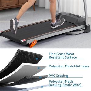 Tapis Roulant Elettrico Pieghevole 2.5HP per Uso Domestico 3-in-1, Macchina per Jogging e Camminata con Sensore di Pulsazioni, Capacità Massima 100kg, Test Frequenza Cardiaca - Product Image 4
