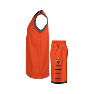 Factory Basketball Teamwear Custom Logo Breathable Mesh Quick Dry Polyester Summer Training Team Custom Logo Uniform - Product Image 3