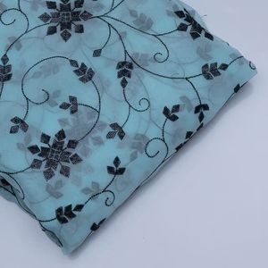 Luxury Malty Embroidery Fabric Water Soluble Lace Mesh Fabric for Bridal Wear Wedding Dresses Designer Garments - Product Image 2